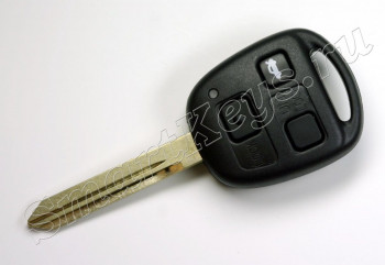 Дистанционный ключ  с транспондером 4D-70 Toyota Avensis, 3 кнопки лезвие TOY47 433Mhz. Европейские модели Valeo P/N 89071-05010
