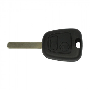 Корпус дистанционного ключа Peugeot 206 2 кнопки вертикальная нарезка VA2