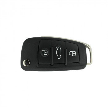 Корпус выкидного ключа Audi A3, три кнопки, лезвие HU66