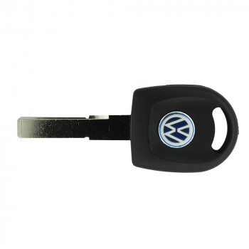 Чип ключ VW с транспондером ID48, вертикальная нарезка HU66
