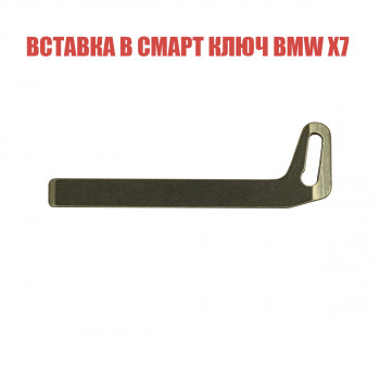 Вставка в смарт ключ BMW X7