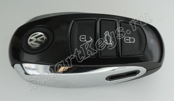 Смарт ключ Volkswagen Touareg c 2010 года с функцией Keyless Go, 433Мгц