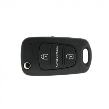 Корпус выкидного ключа Hyundai Sportage с тремя кнопками, лезвие KIA7