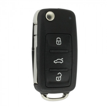 Дистанционный ключ VW три кнопки. ID48 433MHz  номер 5K0 837 202 AJ