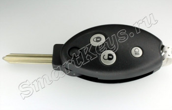 Ключ Ситроен C5 рестайлинг выкидной три кнопки, европейский 433Мгц, лезвие SX9