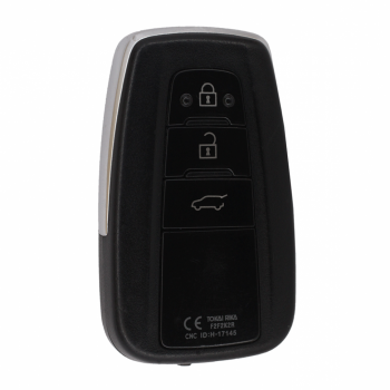 Смарт ключ Toyota Prado c 2019 с тремя кнопками