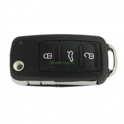 Дистанционный ключ VW три кнопки. ID48 433MHz  номер 5K0 837 202 Q