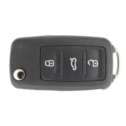 Корпус выкидного ключа для замены VW Skoda три кнопки для моделей с 2013 года