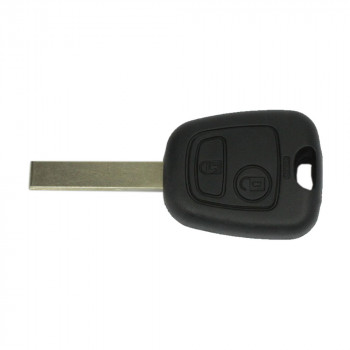 Корпус дистанционного ключа Peugeot две кнопки вертикальная нарезка HU83