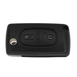 Корпус выкидного ключа Peugeot, 2 кнопки, лезвие HU83 по каталогу SILCA