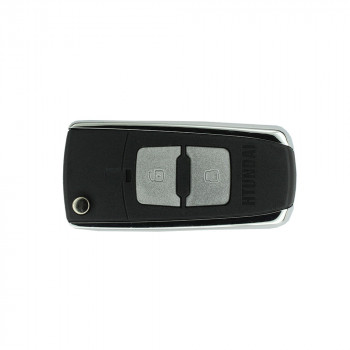 Корпус выкидного ключа Hyundai Elantra, Santa Fe две кнопки для тюнинга, лезвие HYN6 тип 2