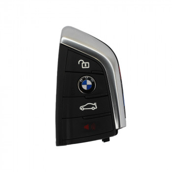 Корпус смарт ключа BMW  4 кнопки с паникой черный 