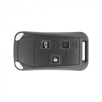 Корпус выкидного ключа Toyota 3 кнопки, лезвие TOY43 стилизованный под Porsche