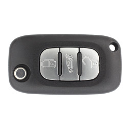 Корпус для тюнинга выкидного ключа Peugeot 207 307 308 три кнопки,  лезвие VA2, с местом для батарейки