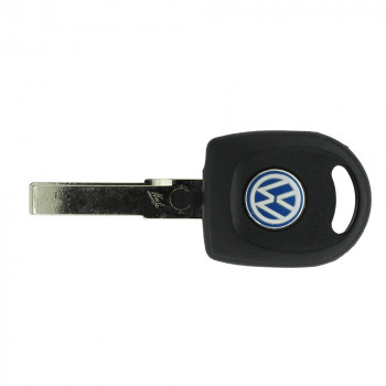 Чип ключ VW с транспондером ID48 с подсветкой личинки, вертикальная нарезка HU66 