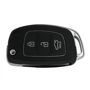 Ключ Hyundai Elantra AD с 2015 выкидной три кнопки, лезвие HYN14R с чипом 6F-60