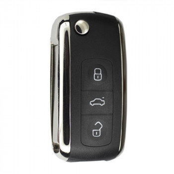 Выкидной ключ BMW с транспондером ID44 3 кнопки для моделей Европы 433Мгц, лезвие HU92