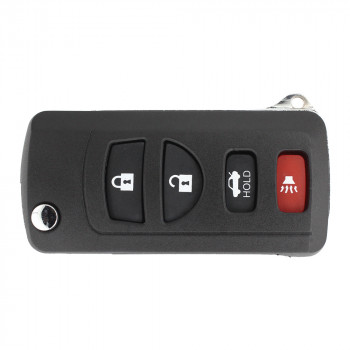 Корпус выкидного ключа Nissan Pathfinder четыре кнопки для тюнинга